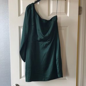 Abercrombie & Fitch emerald green dress